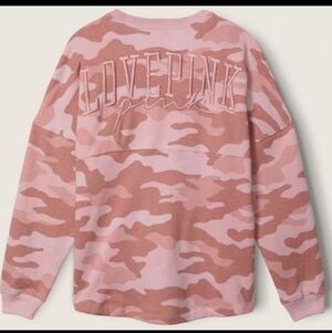 Pink Victoria Secret Womens Crew Neck Sweatshirt Size Medium.